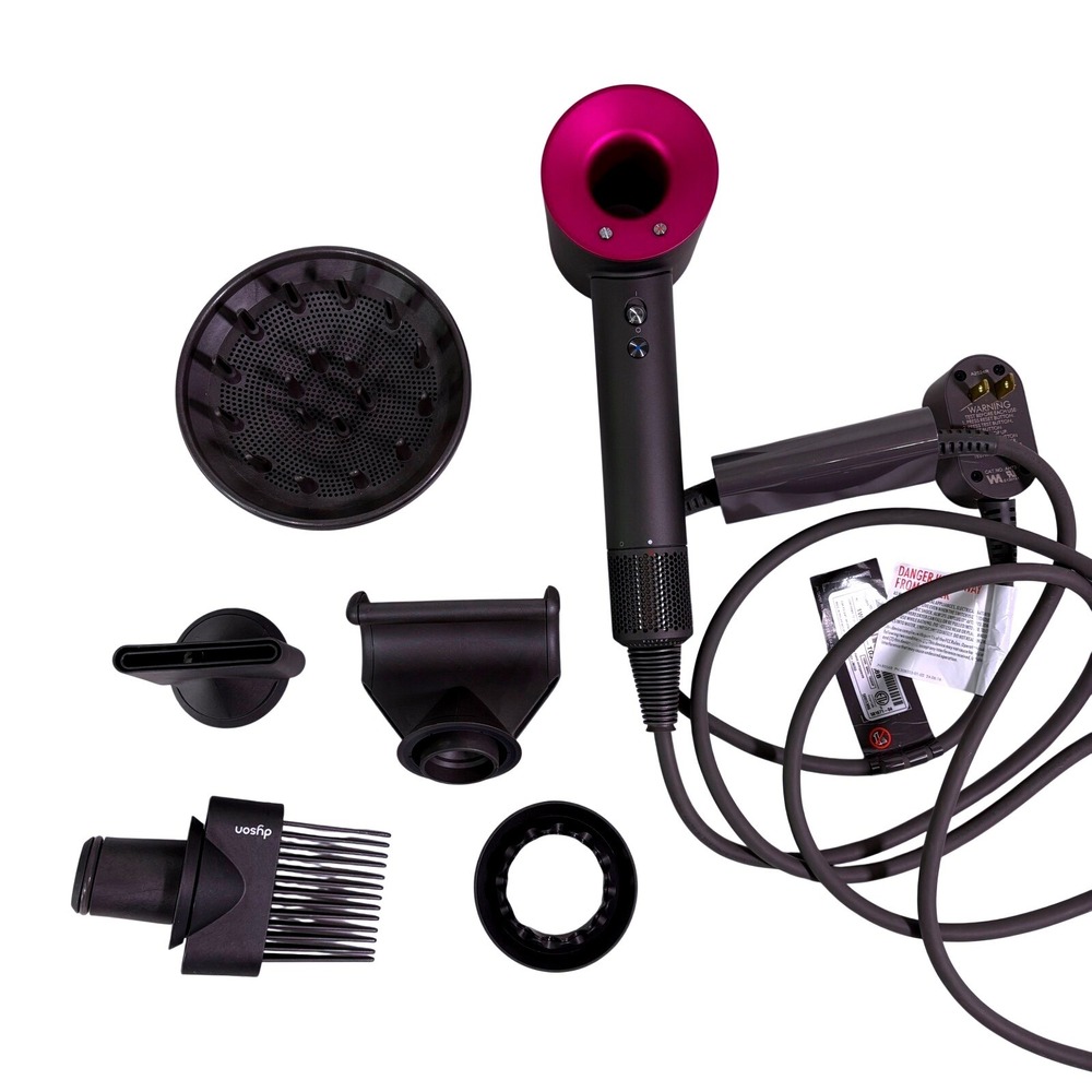 Dyson Supersonic Hair Dryer Refurbished 4 Attachments